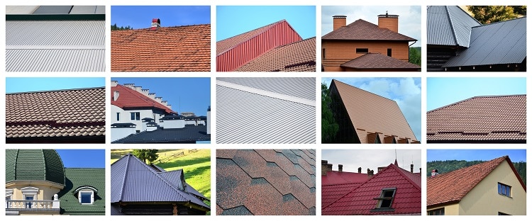 many types of roof designs