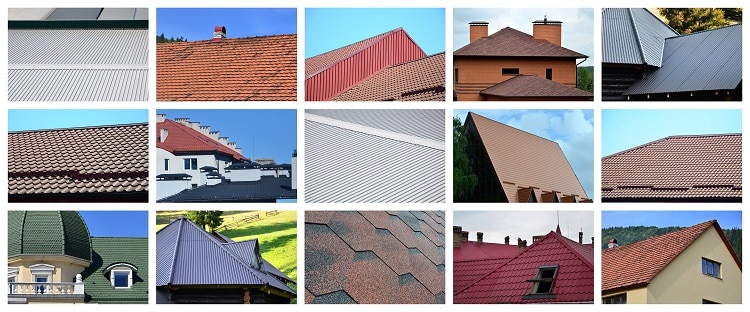 many types of roof designs 