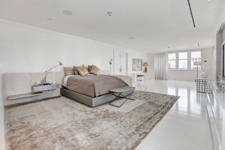Tom Clancy's bedroom in his penthouse in Baltimore