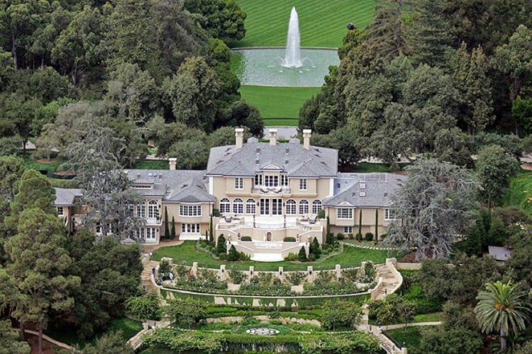 Oprah's house in Montecito, nicknamed 'the Promised Land'.