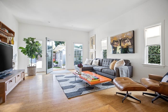 inside Ty Pennington's house in Venice, CA.