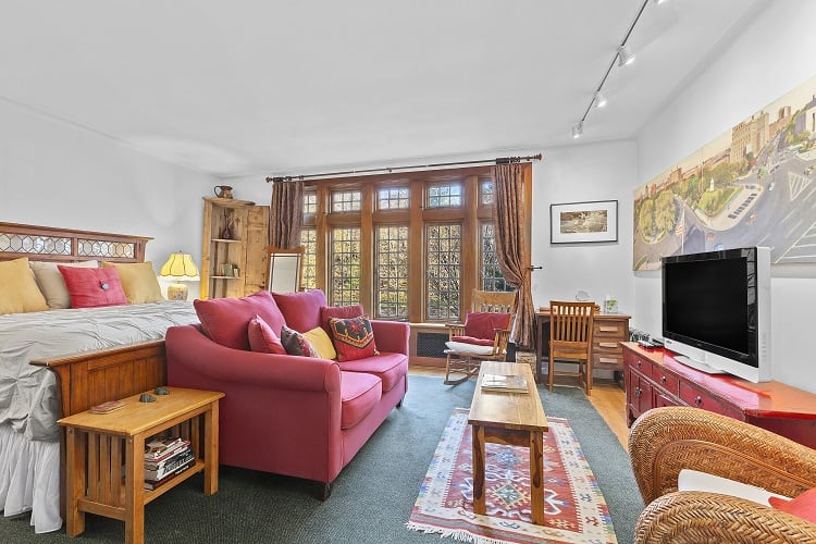 bedroom of a charming brooklyn townhouse in park slope