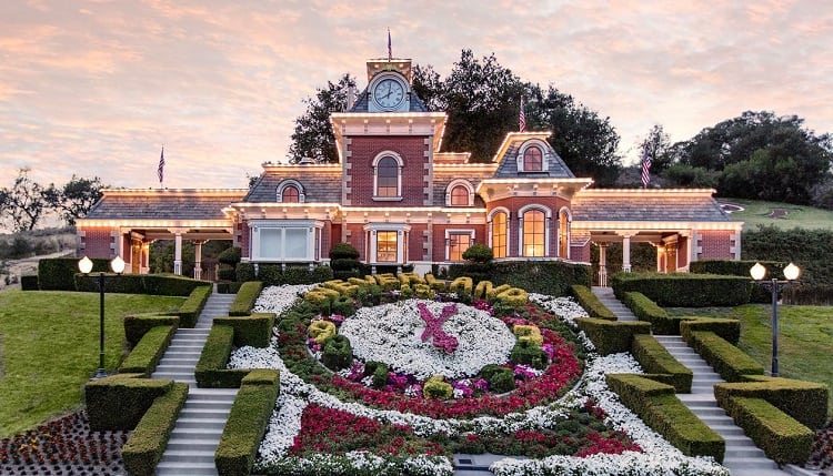 the train station at Neverland Ranch, Michael Jackson's house