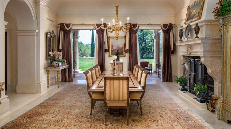 inside the $160 million villa firenze in beverly park 