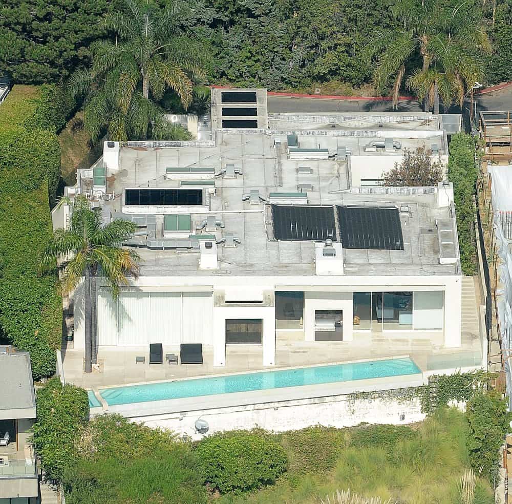 Keanu Reeves' home in the Hollywood Hills