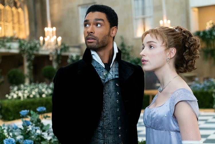 the house of the duke and dutchess of hastings in bridgerton series, netflix