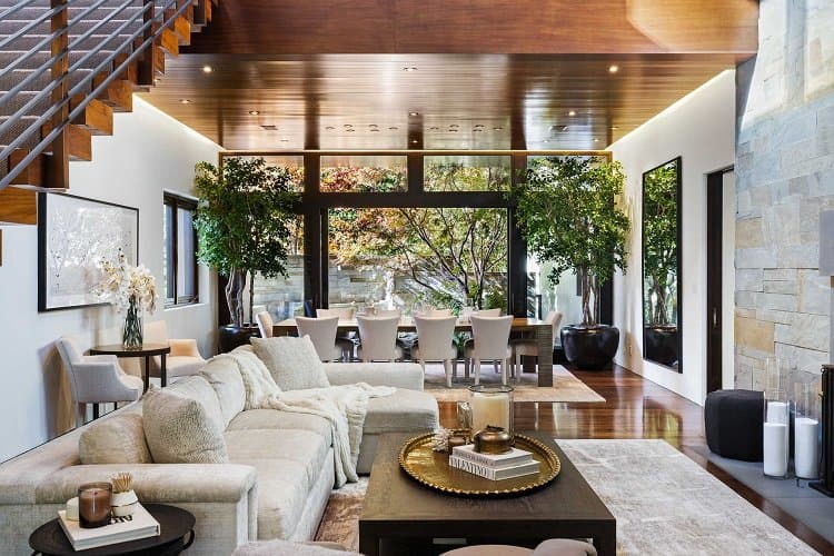 inside matt damon's beautiful house in los angeles