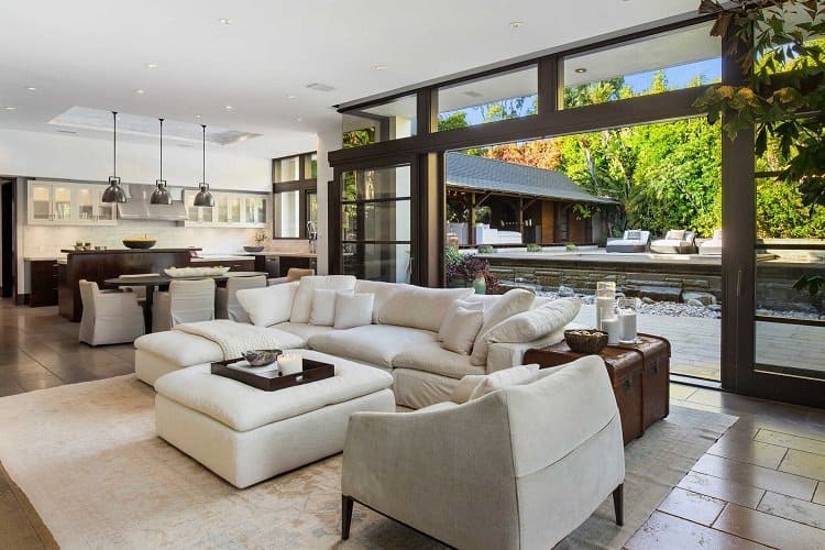 Inside Matt Damon's house in Los Angeles, now on the market for $21 million.  