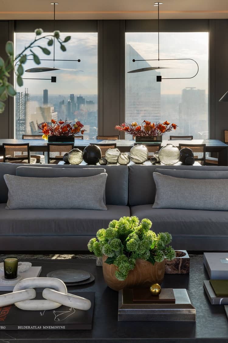 luxury interiors in a full floor residence at 53 west 53 in manhattan