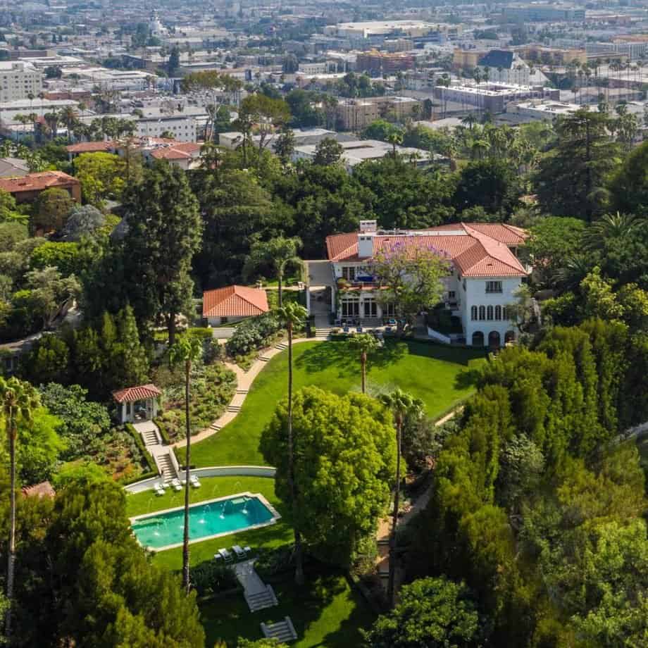 Brad Pitt and Angelina Jolie house in Los Angeles, CA.