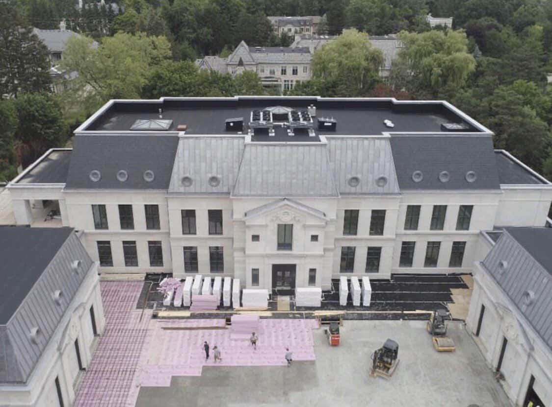 Drake's Mansion in Toronto, the Star of 'Toosie Slide', Is Peak Luxury