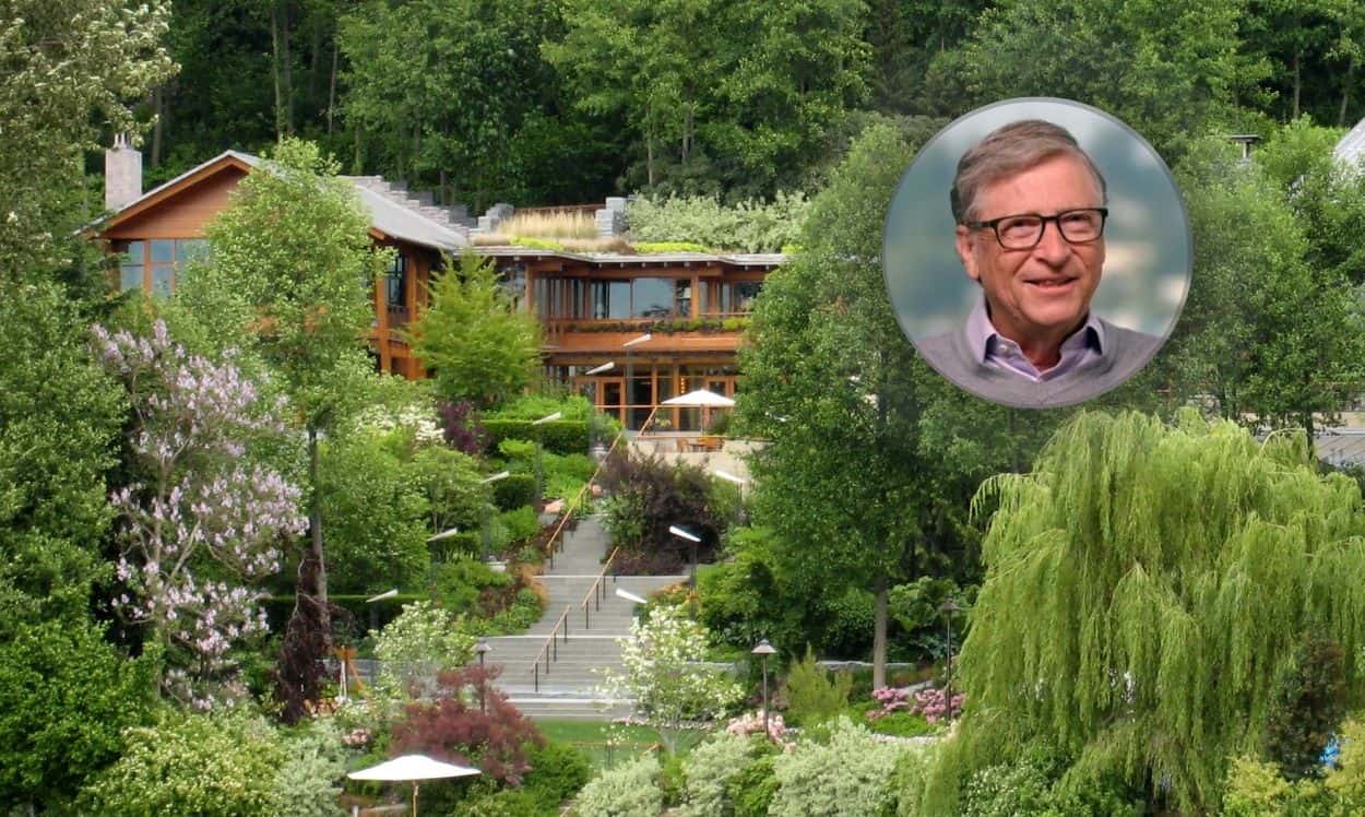 Bill Gates and his house in Seattle, WA