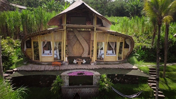 the Butterfly House in Bali - most amazing vacation rentals 
