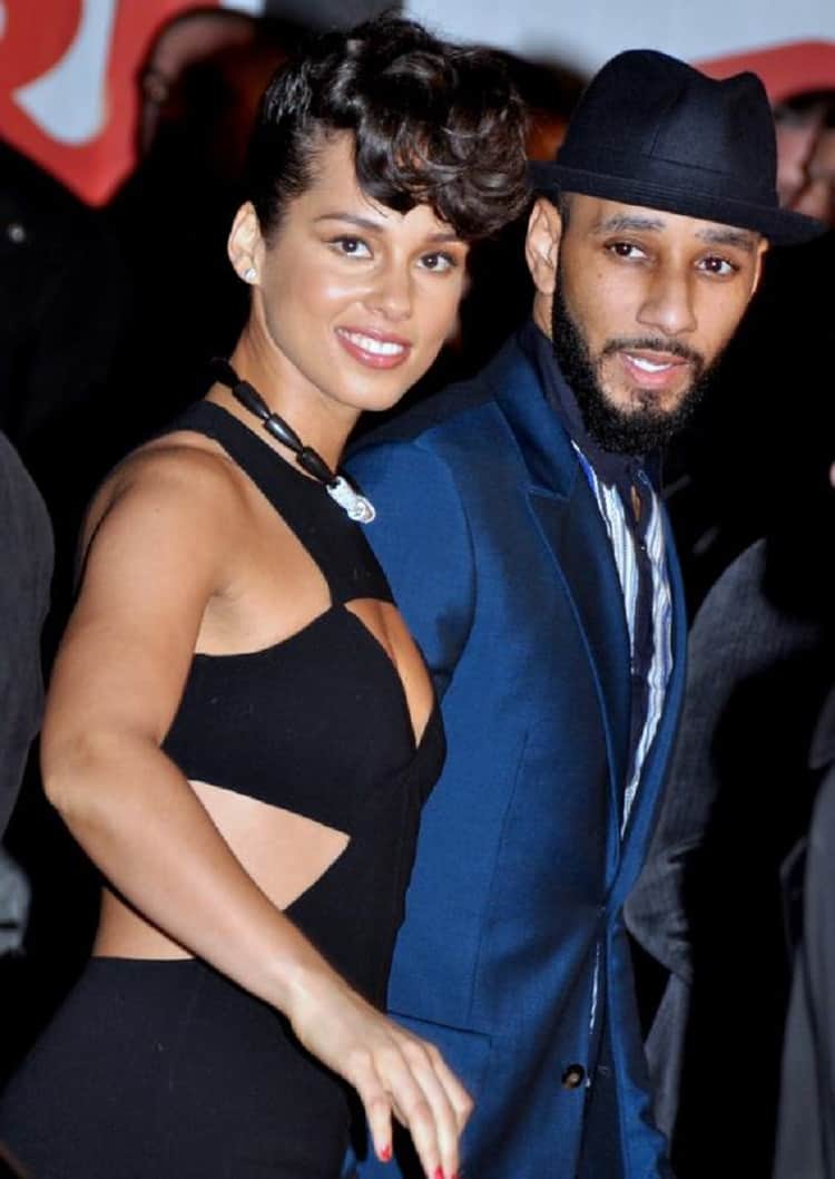 singer alicia keys and husband swizz beatz, the owners of the razor house<br />