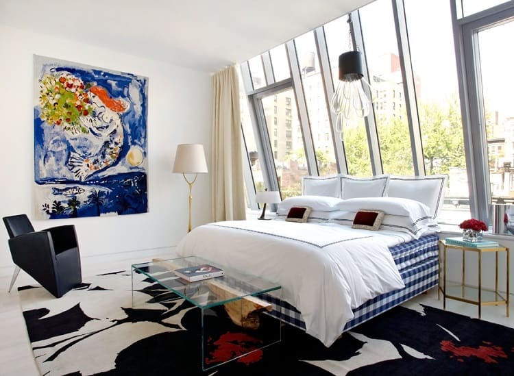 bedroom of the waterfall mansion
