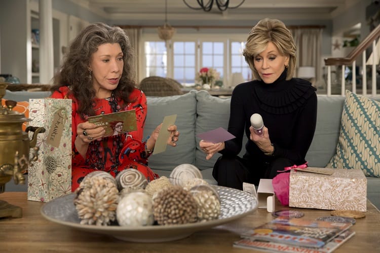 grace and frankie inside the beach house