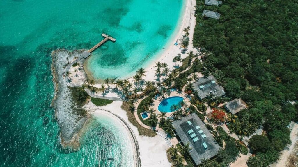 private island for rent Cuvée's Royal Island in the Bahamas