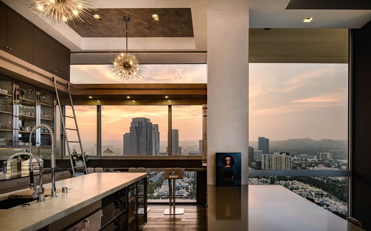 The Barbie Penthouse in LA's Century Towers. Photo credit: Nils Timm/Douglas Elliman