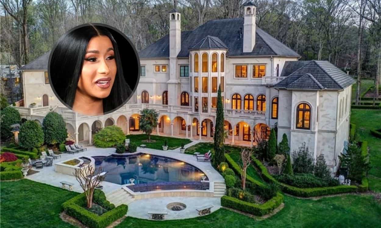 Rapper Cardi B's palatial mansion in Atlanta