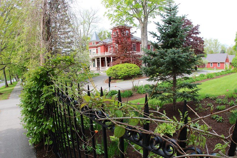 Stephen King's house at 47 West Broadway in Bangor, Maine.