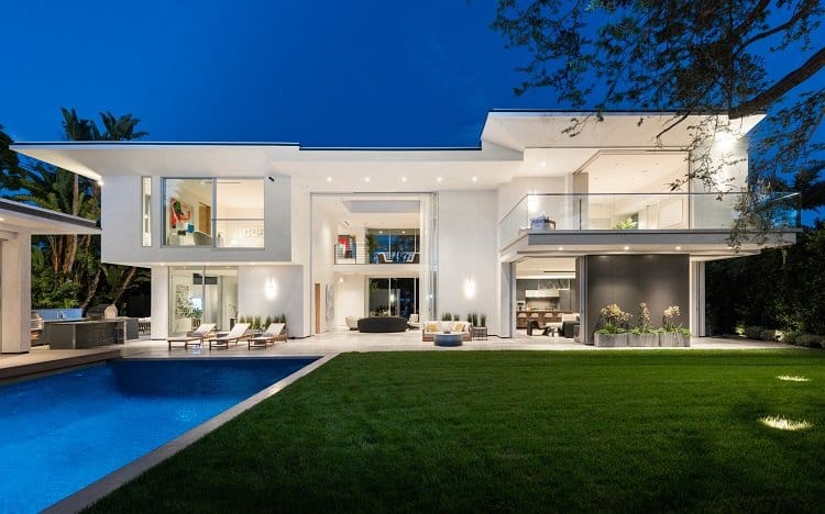 newly built luxury house in santa monica california