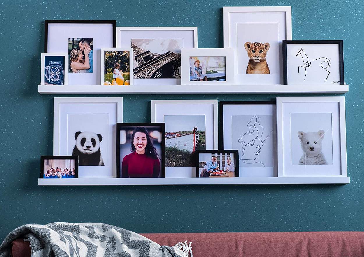 creating a beautiful photo wall