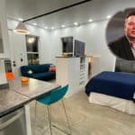 the prefabricated tiny house where Elon Musk lives now