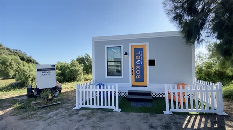 Boxabl's prefabricated tiny house is now home to the world's richest man, Tesla and SpaceX founder Elon Musk.