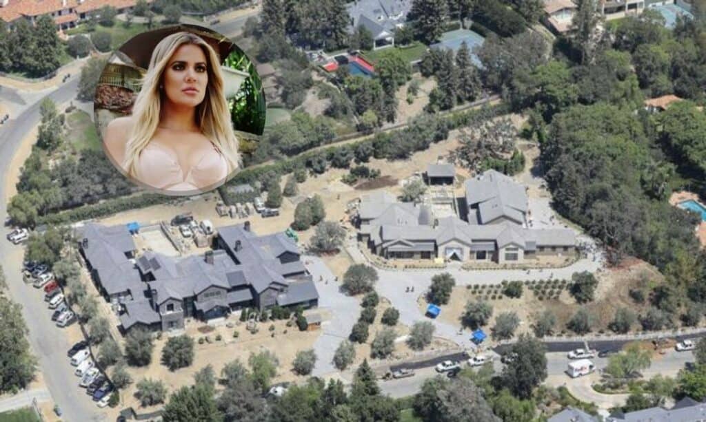 Khloe Kardashian's house is right next door to her mom, Kris Jenner