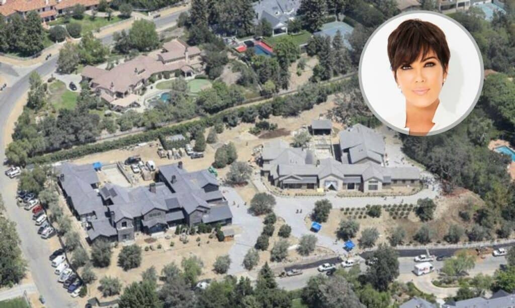 kris jenner's new house, next to daughter khloe kardashian