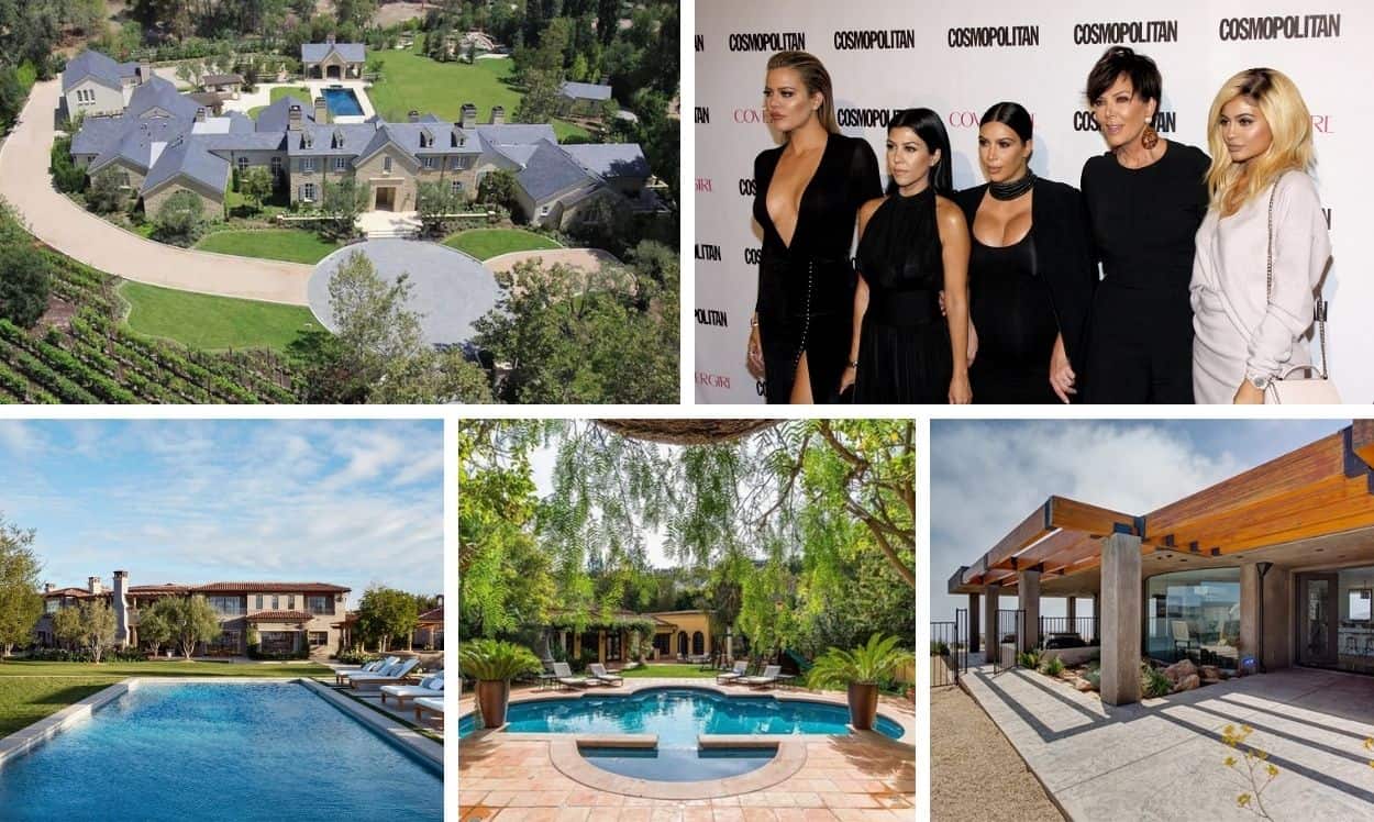the million-dollar houses owned by the Kardashians and Jenners
