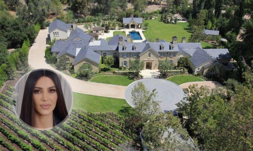 Kim Kardashian's house in Hidden Hills, a sprawling estate