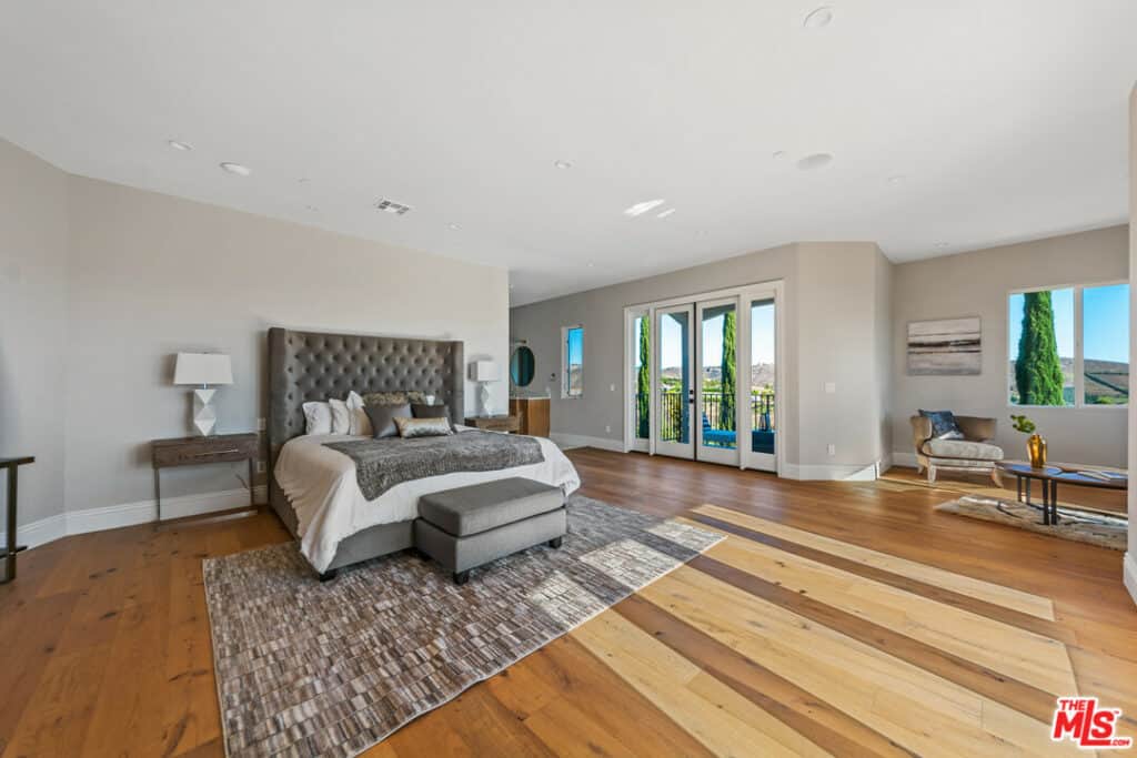 One of the bedrooms inside the new Hype House.