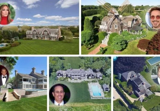 17 Celebrities with Swanky Summer Homes in the Hamptons