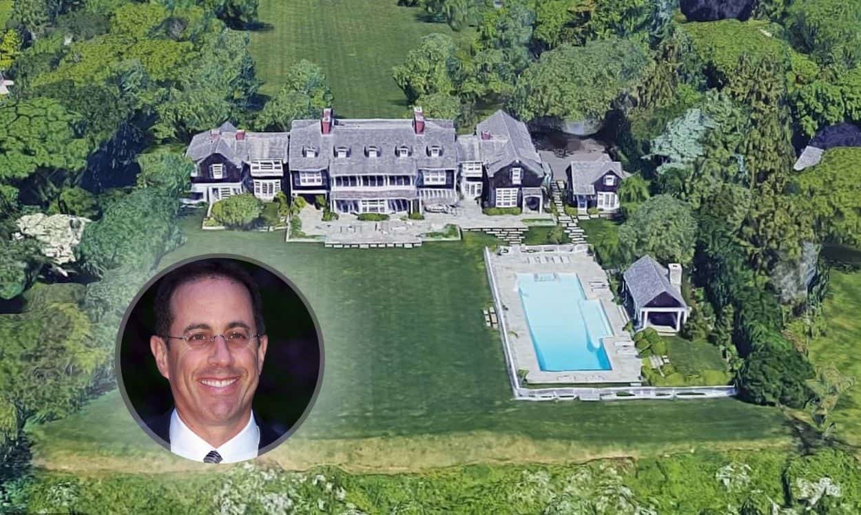 Comedian Jerry Seinfeld's house in the Hamptons, previously owned by Billy Joel.