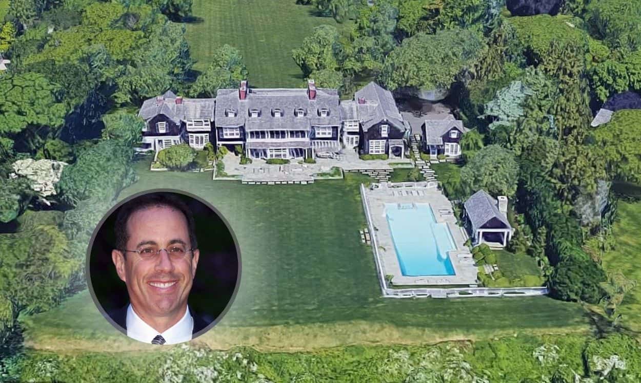 Comedian Jerry Seinfeld's house in the Hamptons, previously owned by Billy Joel. 