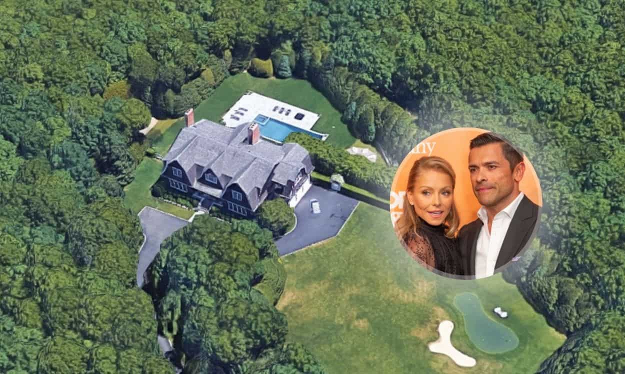 Mark Consuelos and Kelly Ripa's house in the Hamptons.