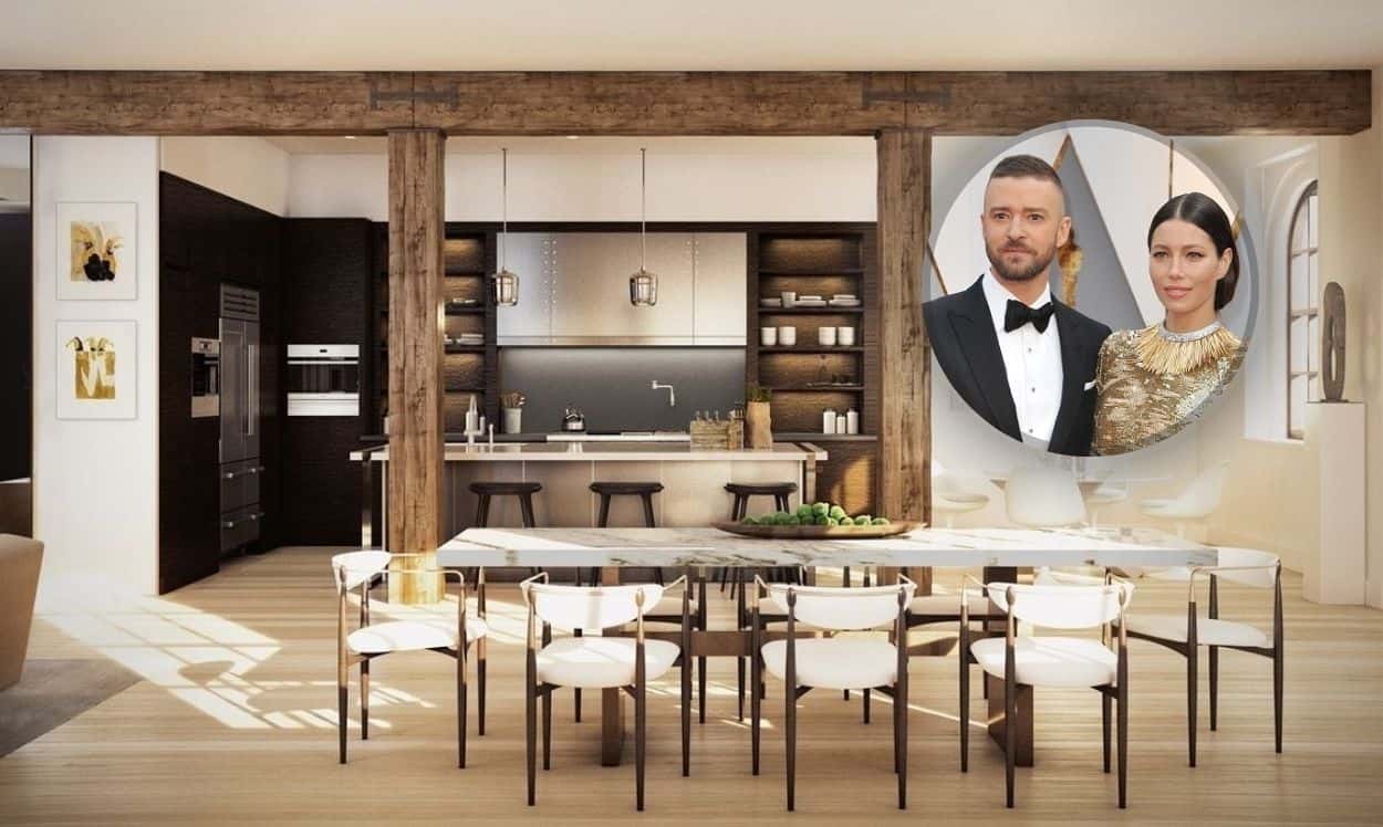 Jessica Biel and Justin Timberlake, and their penthouse in New York