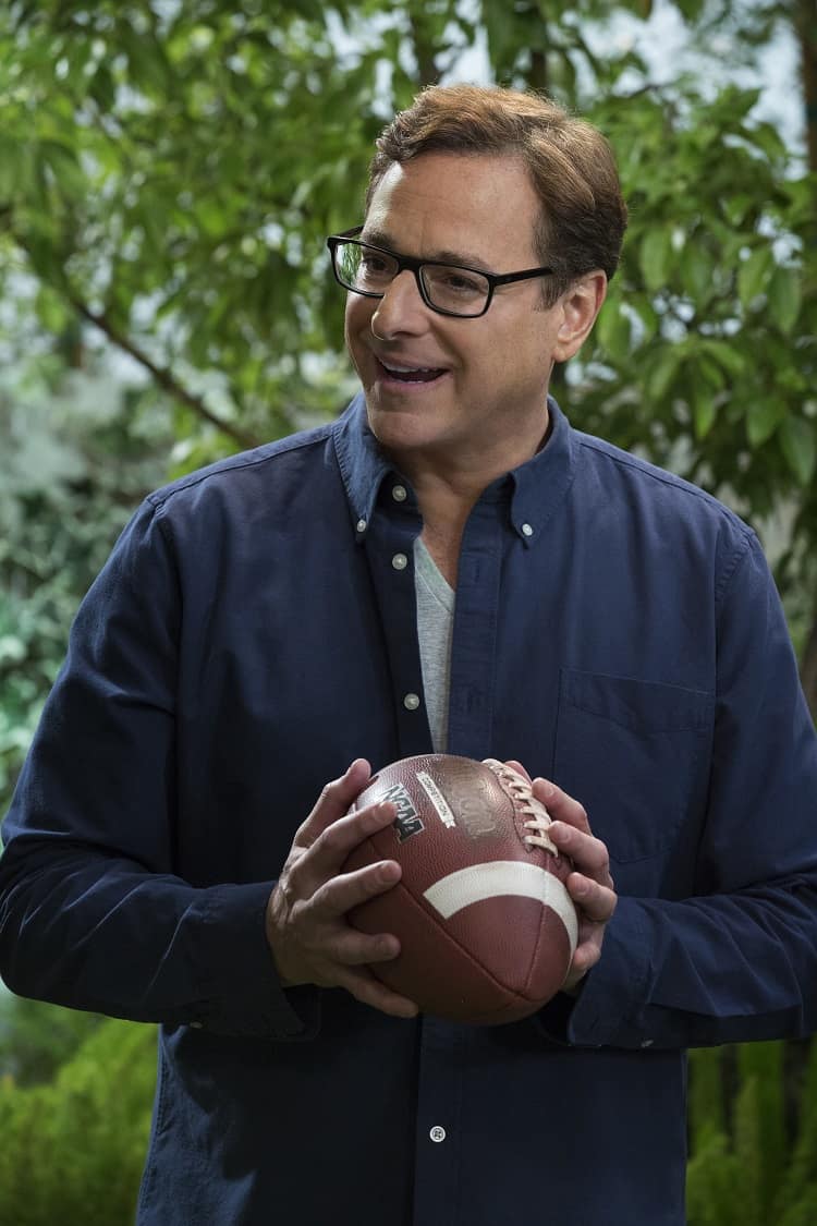 Bob Saget in his memorable role of loving father-of-three Danny Tanner in Fuller House.