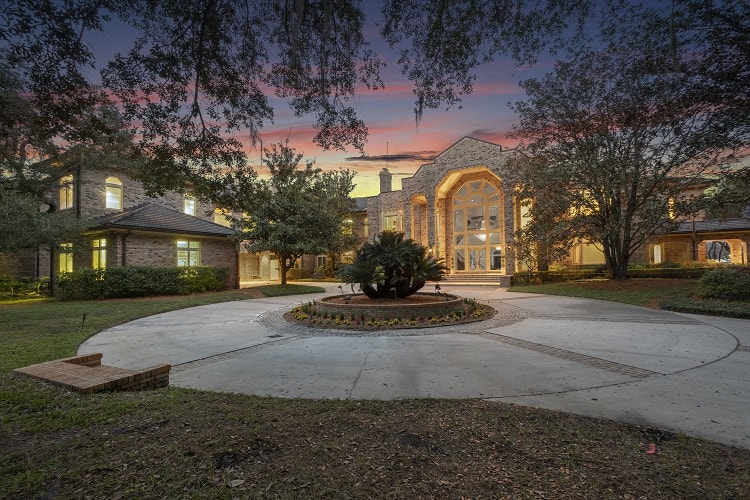 Dan Bilzerian's sprawling estate sits on 3.4 acres within the Avila Golf and Country Club in Tampa, Florida.