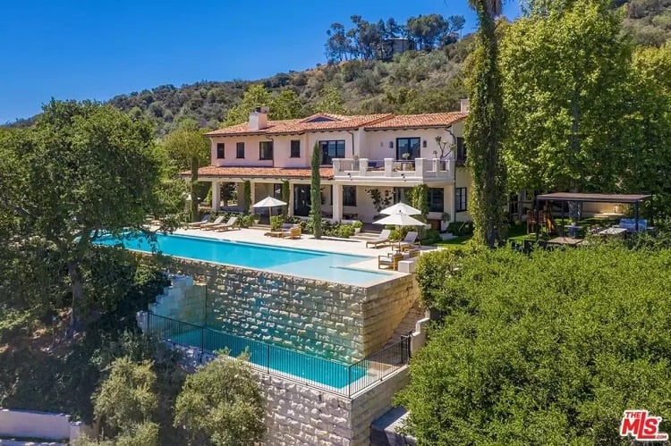 Jessica Biel and Justin Timberlake's house in Los Angeles, which is currently on the market asking $35 million.