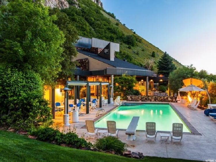 Post Malone's house in Utah is a secluded oasis.