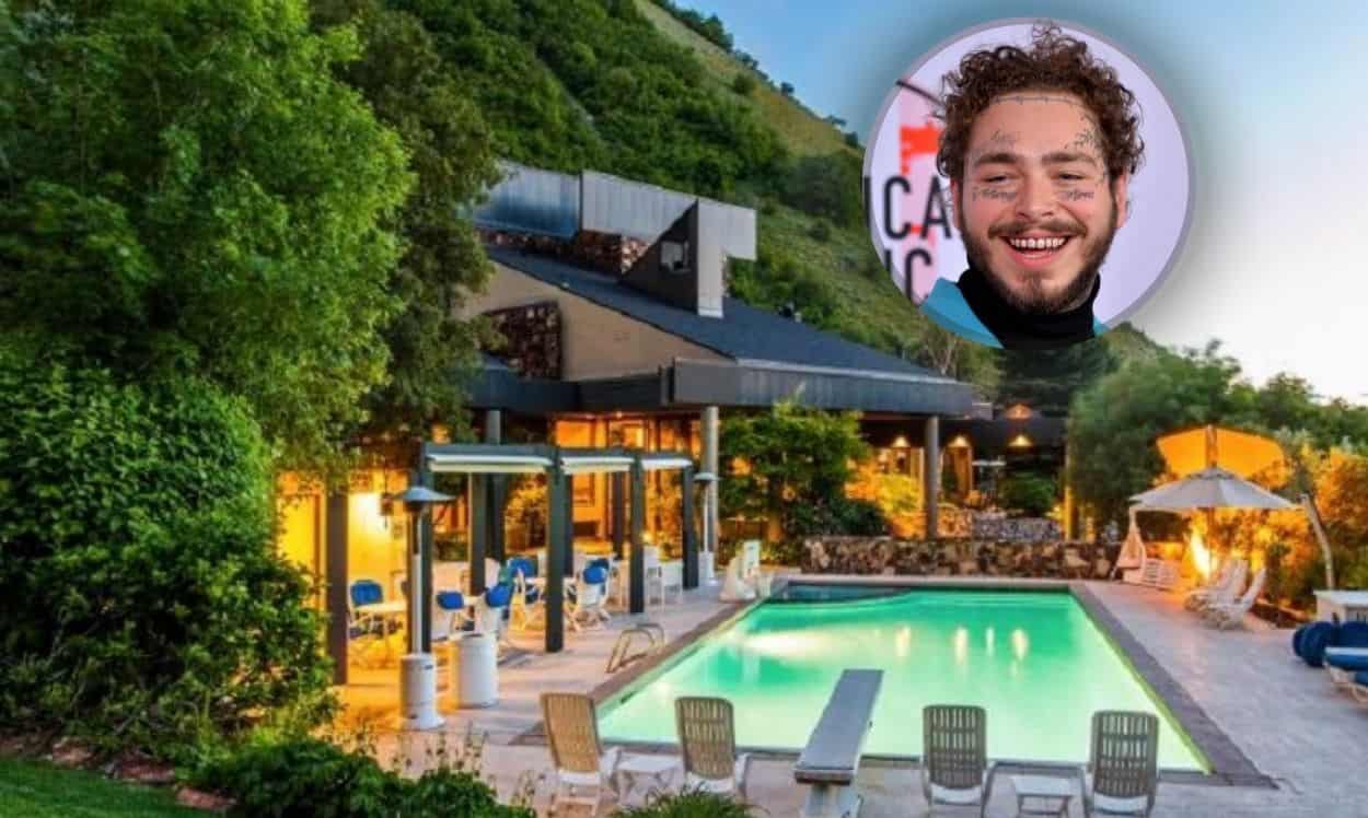 Post Malone and his secluded house outside of Salt Lake City, Utah