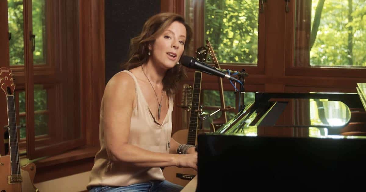 Singer Sarah McLachlan inside her West Vancouver home in British Columbia, Canada.