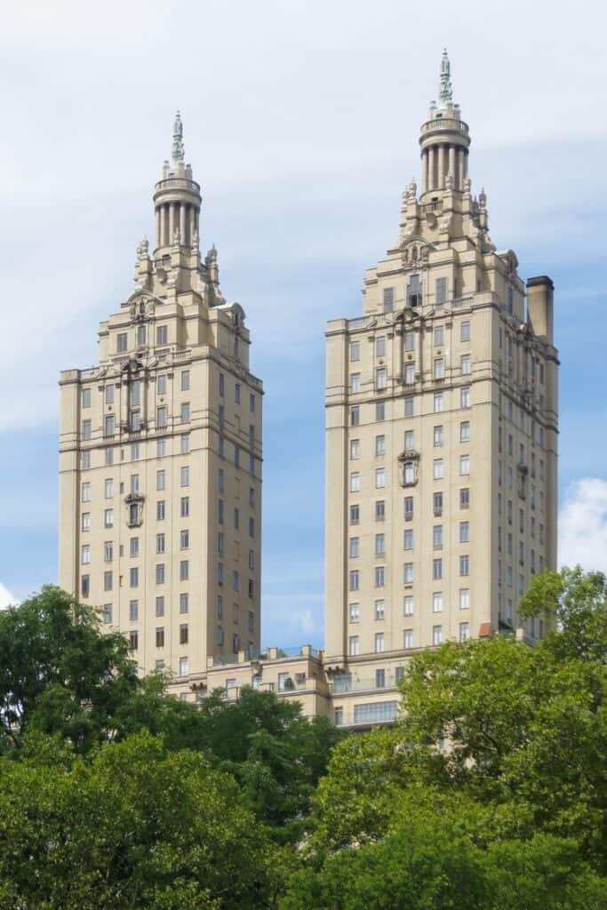 The San Remo twin towers, home to some of the city's most exclusive apartments.