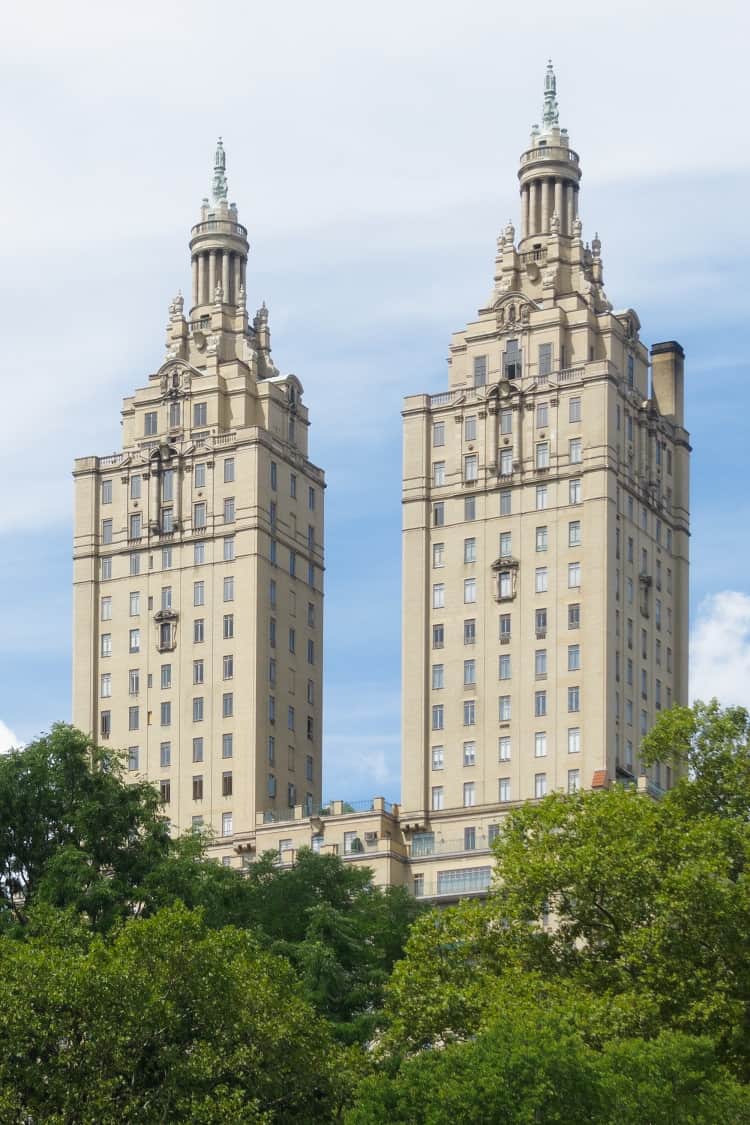 The San Remo twin towers, home to some of the city's most exclusive apartments.