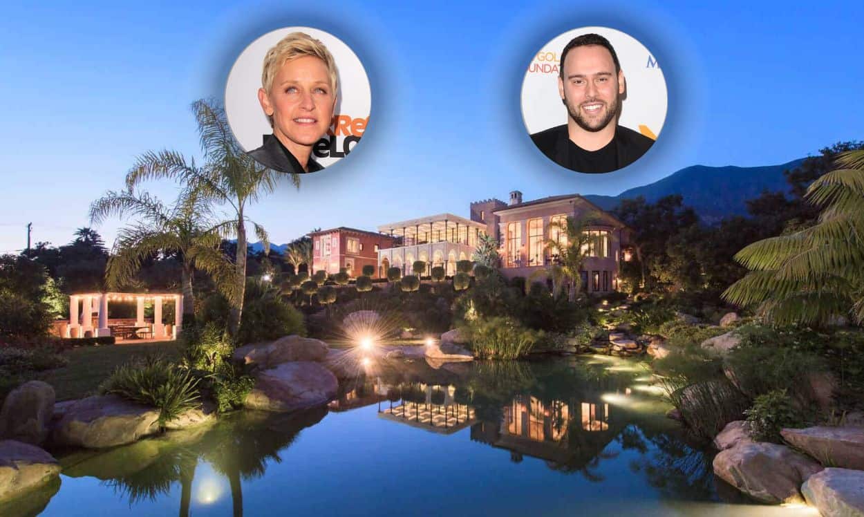 Ellen Degeneres and the house she sold to music exec Scooter Braun