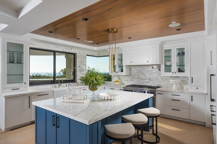 kitchen of The Island House in Corona Del Mar 