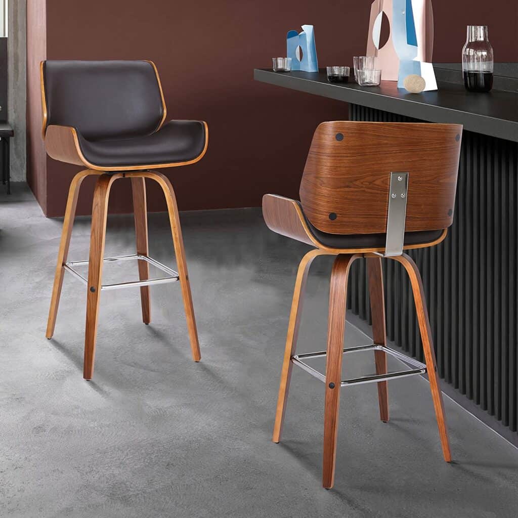 mid-century modern bar stools