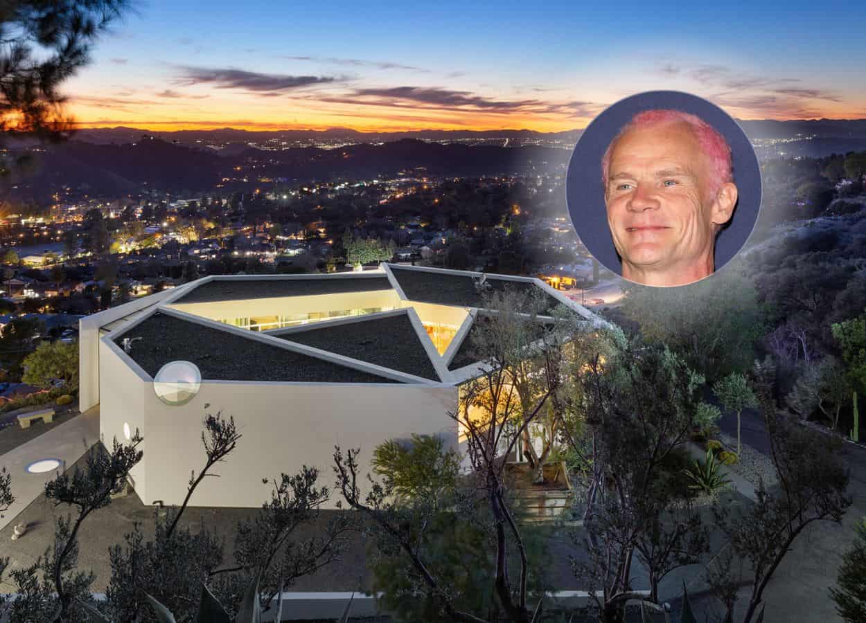 Red Hot Chili Peppers bassist Flea's house, a futuristic home with seven sides. Photo credit: Cameron Carothers courtesy of Compass